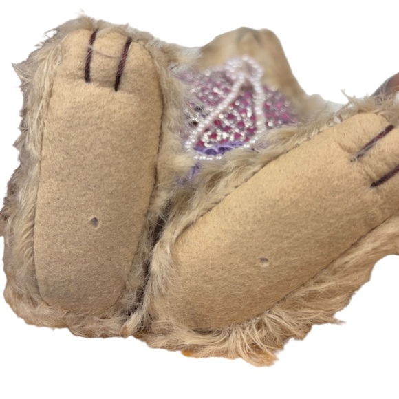 Vintage Brass Button Bears Daisy Hand Crafted Collectible Teddy Bear - Picture 11 of 13